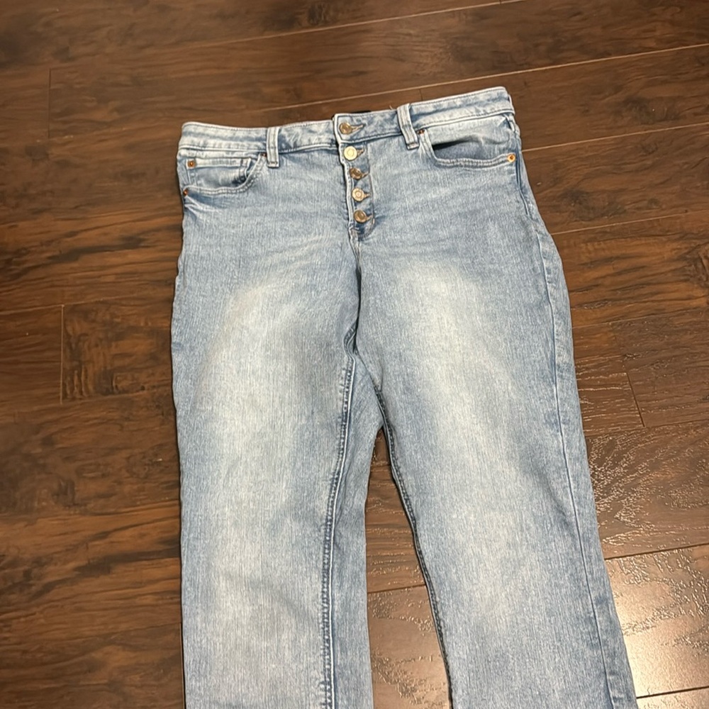 Light Denim Skinny Jeans